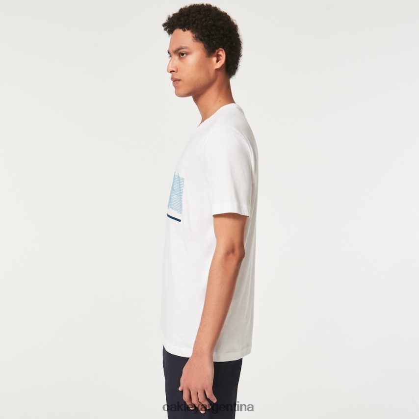 Oakley camiseta digi-montañas NBFV422554 ropa blanco