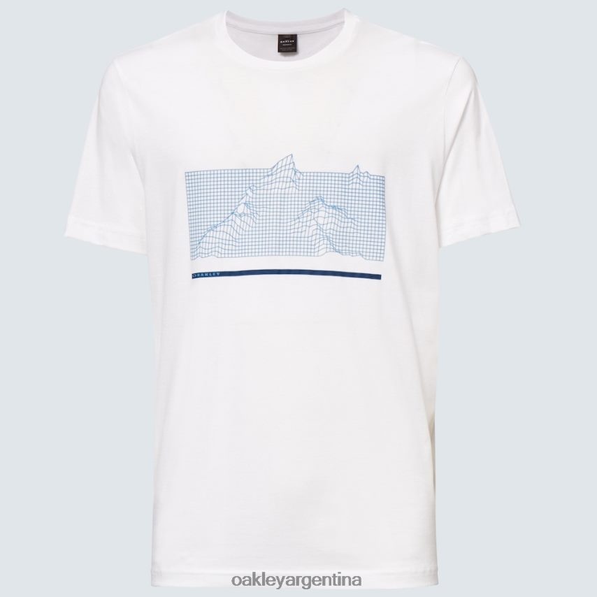 Oakley camiseta digi-montañas NBFV422554 ropa blanco