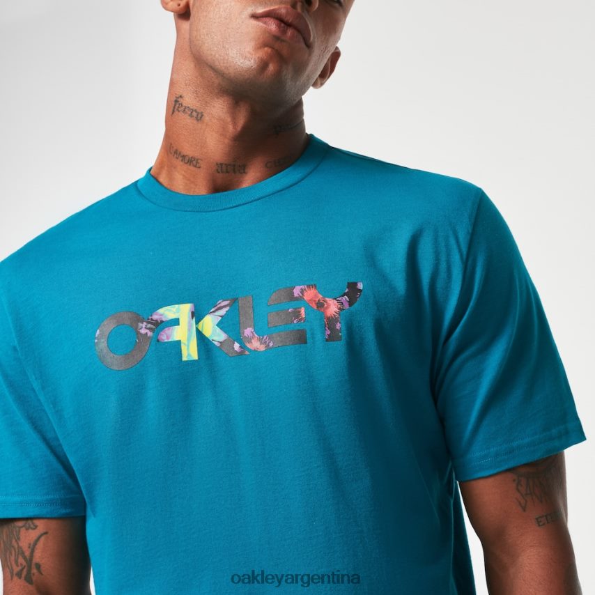 Oakley camiseta floral splah b1b NBFV422116 ropa aurora azul