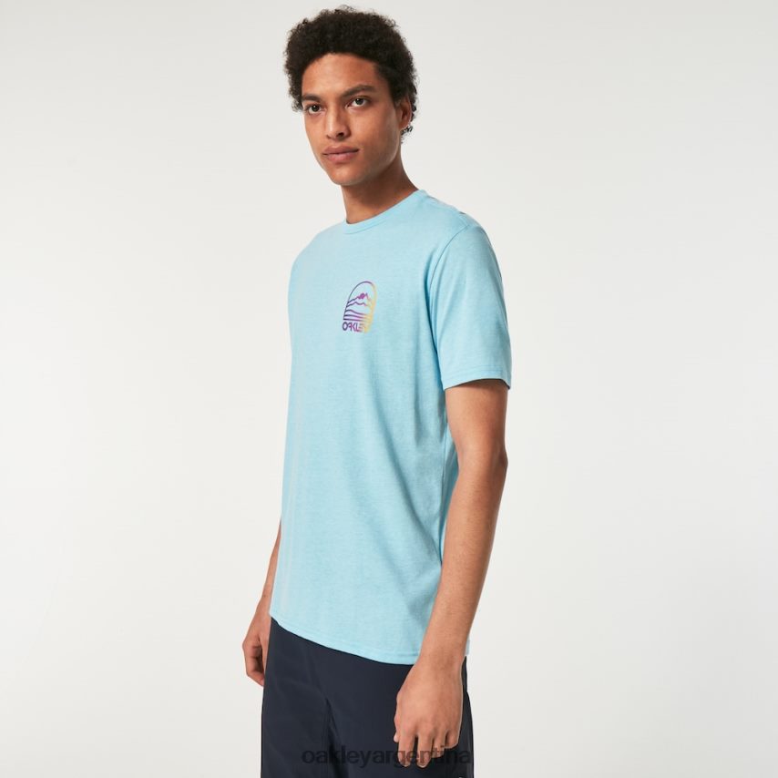 Oakley camiseta gradiente montaña b1b NBFV422382 ropa azul brillante