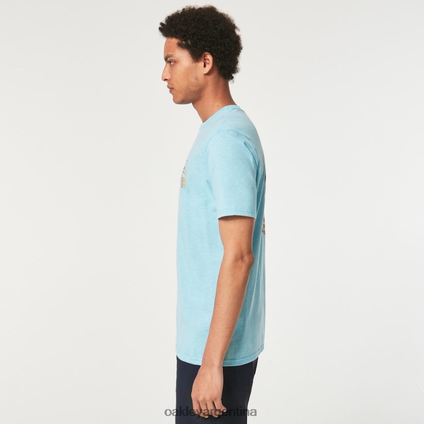 Oakley camiseta gradiente montaña b1b NBFV422382 ropa azul brillante