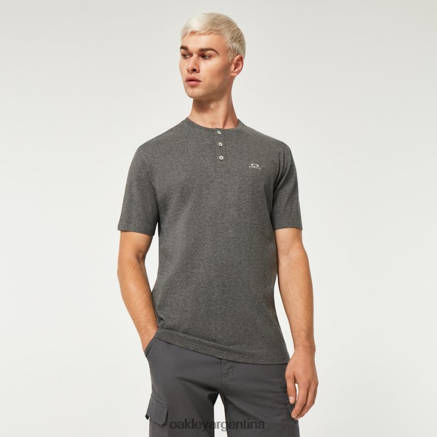 Oakley camiseta henley relajada NBFV422203 ropa nuevo gris atlético