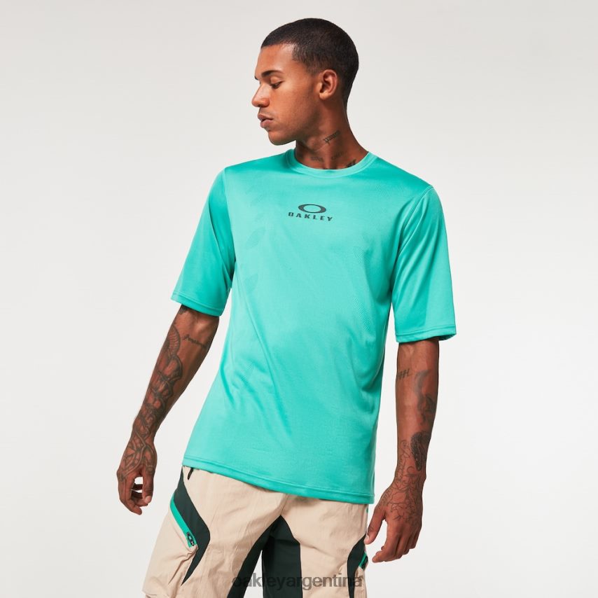 Oakley camiseta latitude rc ss NBFV422158 ropa Menta verde