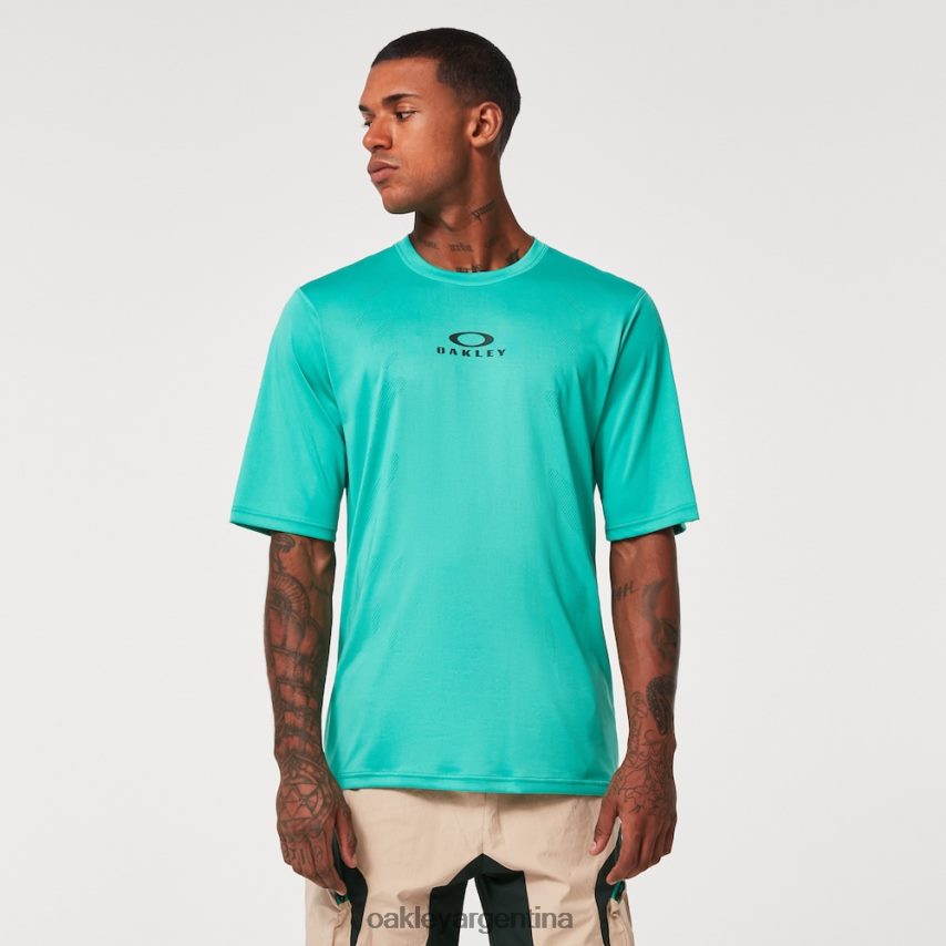 Oakley camiseta latitude rc ss NBFV422158 ropa Menta verde