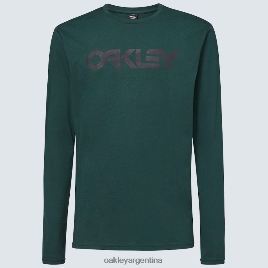 Oakley camiseta mark ii l/s 2.0 NBFV422587 ropa cazador verde