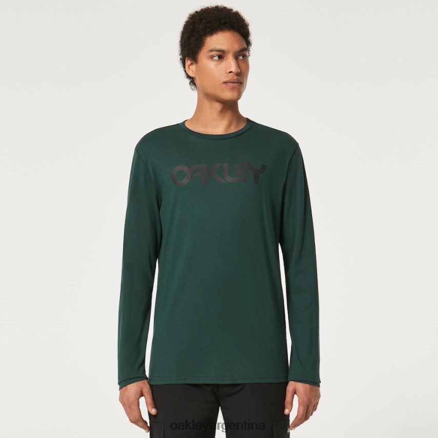 Oakley camiseta mark ii l/s 2.0 NBFV422587 ropa cazador verde