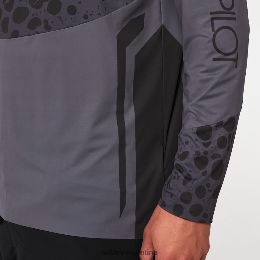 Oakley camiseta maven rc ls NBFV422611 ropa rana negra
