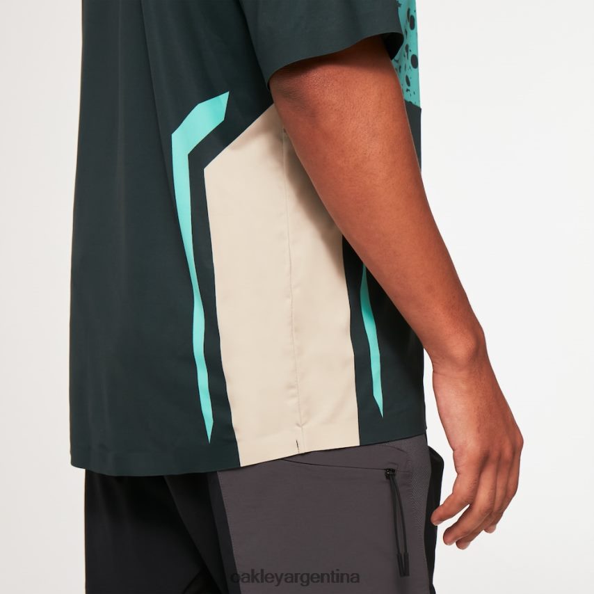 Oakley camiseta maven rc ss NBFV422610 ropa rana verde