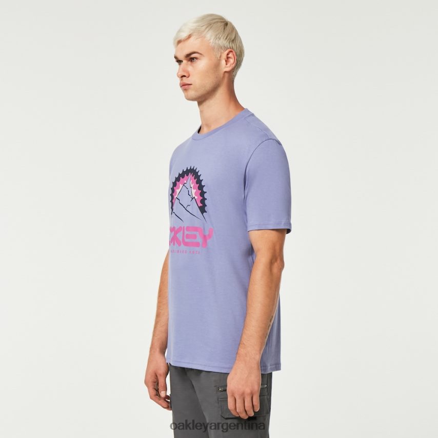 Oakley camiseta montañas fuera b1b NBFV422246 ropa nueva lila