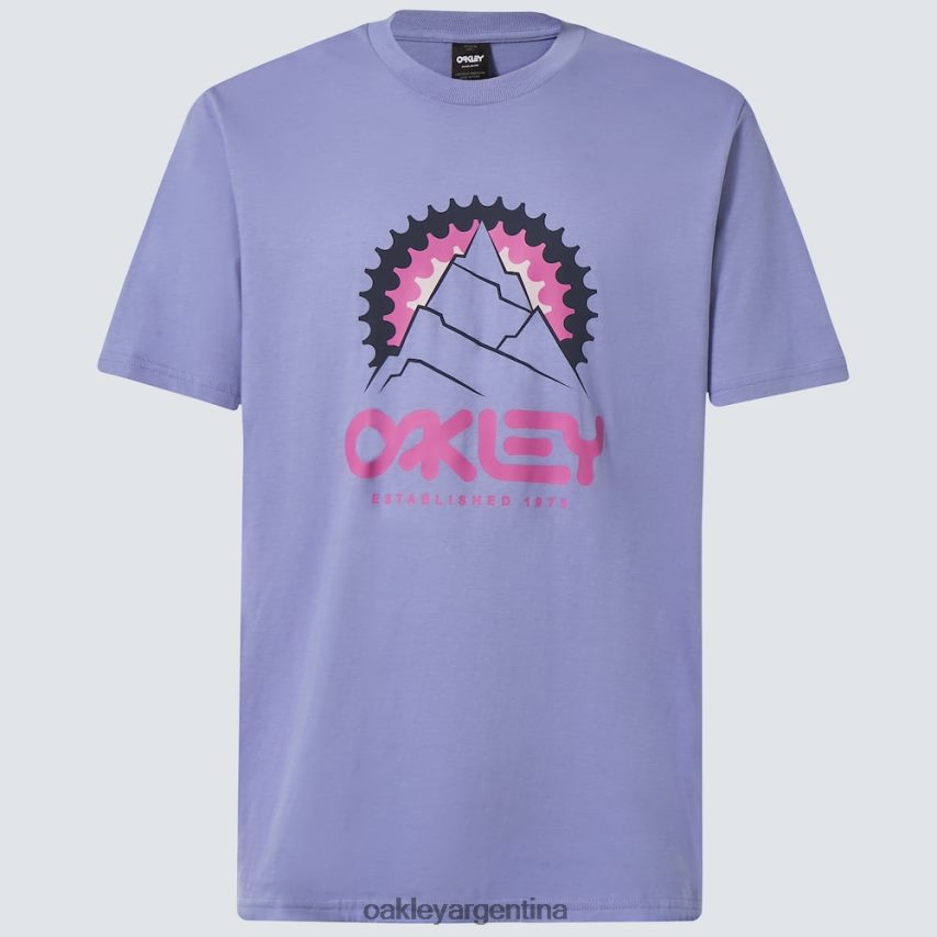 Oakley camiseta montañas fuera b1b NBFV422246 ropa nueva lila