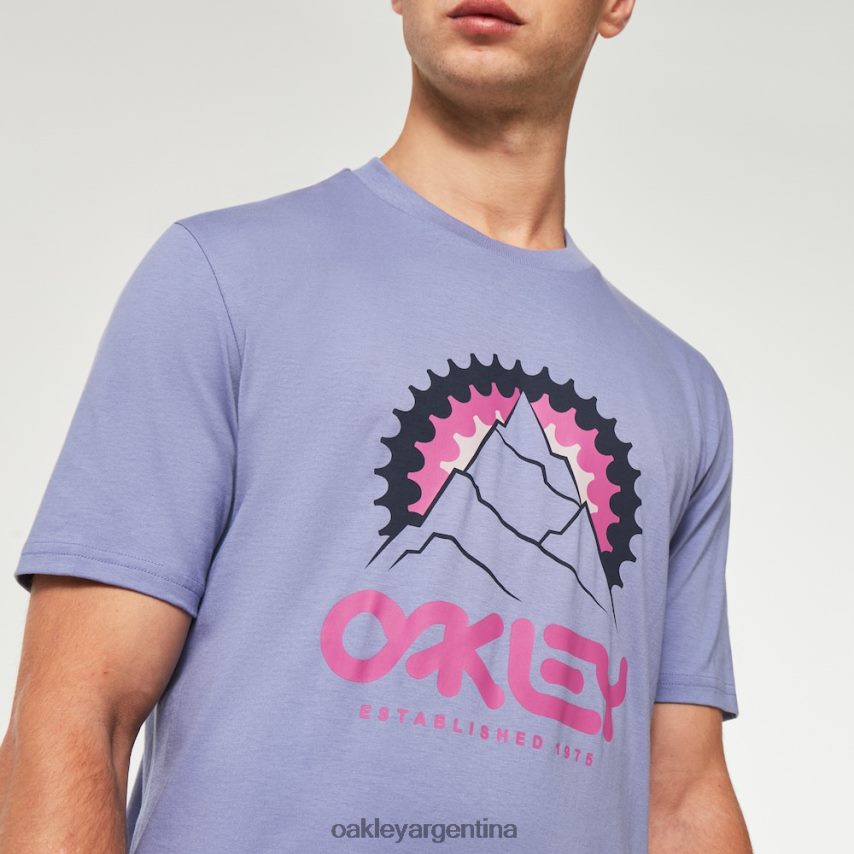 Oakley camiseta montañas fuera b1b NBFV422246 ropa nueva lila