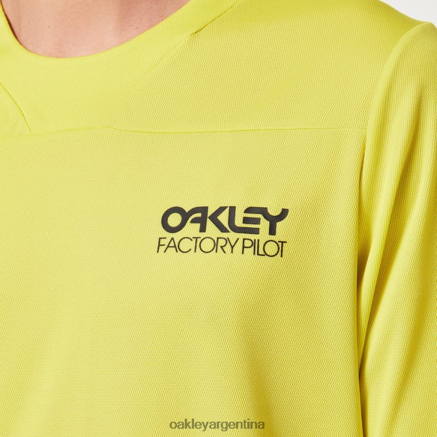 Oakley camiseta mtb factory pilot lite ii NBFV422348 ropa azufre