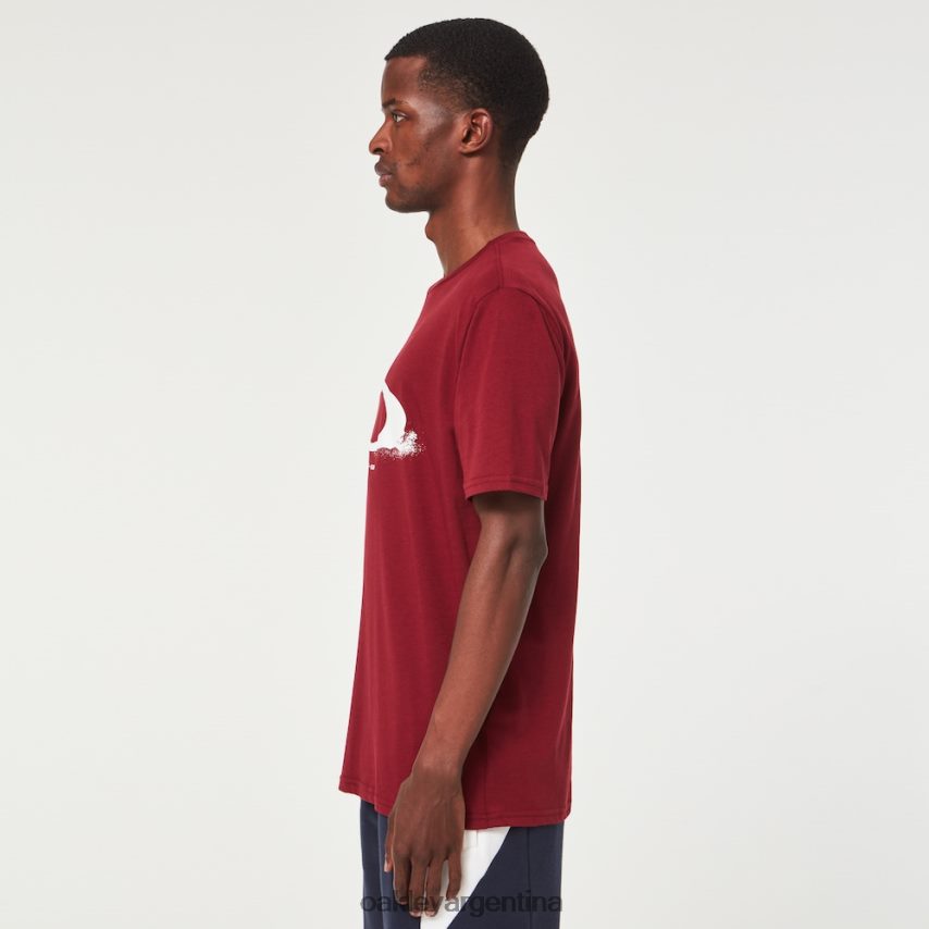 Oakley camiseta nebulosa elipse NBFV422352 ropa rojo hierro