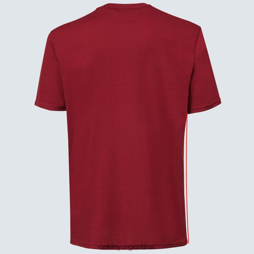 Oakley camiseta nebulosa elipse NBFV422352 ropa rojo hierro
