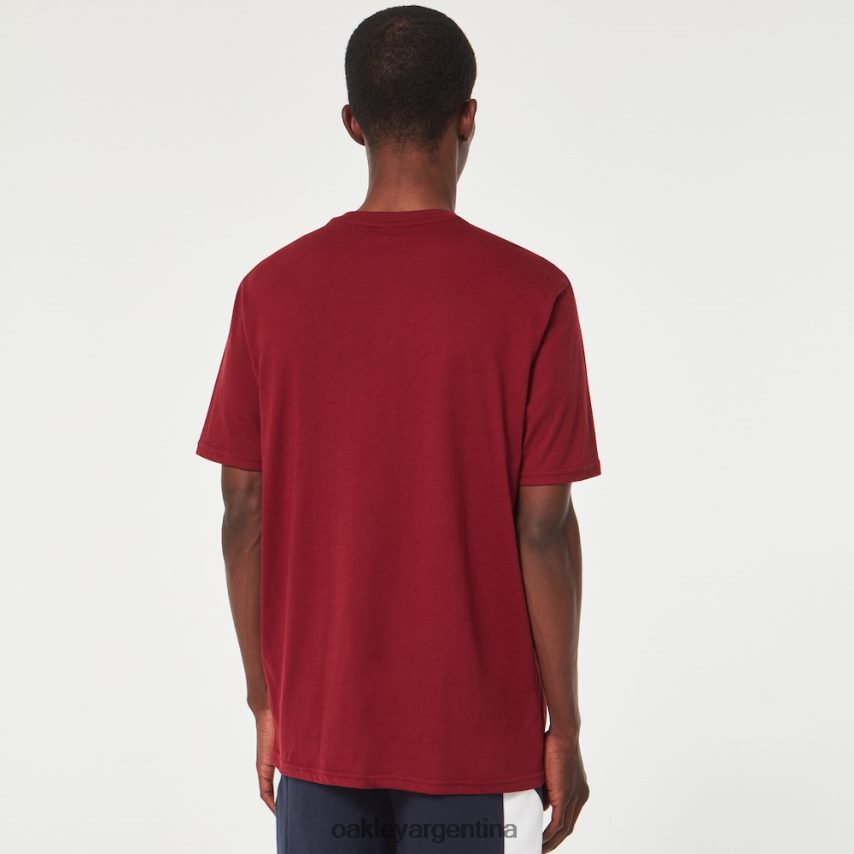 Oakley camiseta nebulosa elipse NBFV422352 ropa rojo hierro