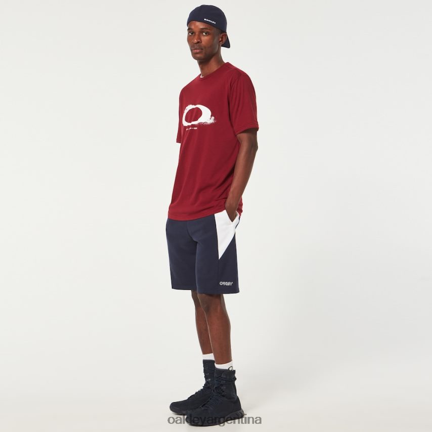 Oakley camiseta nebulosa elipse NBFV422352 ropa rojo hierro