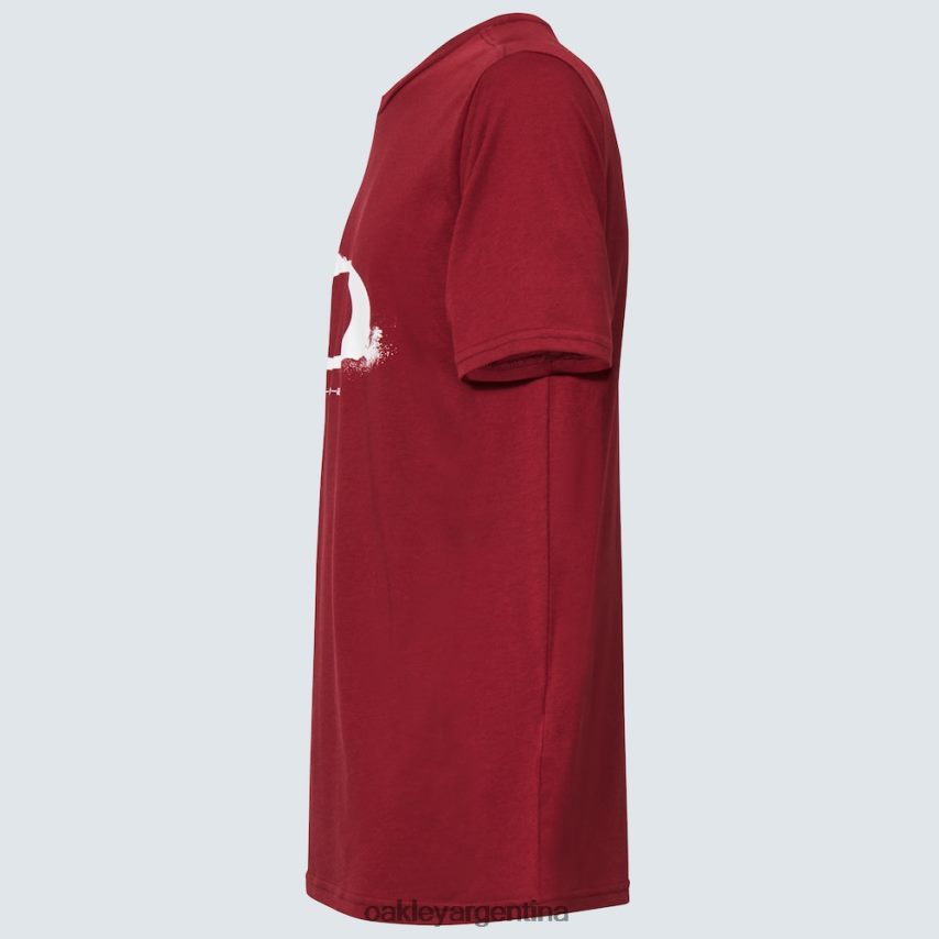 Oakley camiseta nebulosa elipse NBFV422352 ropa rojo hierro