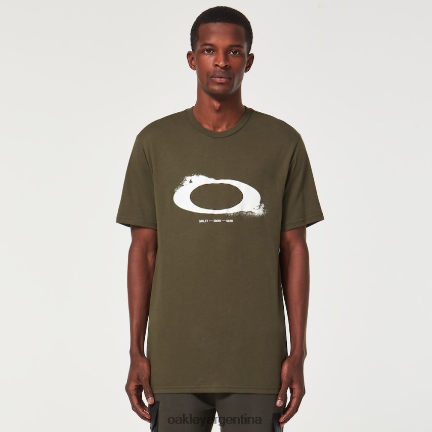Oakley camiseta nebulosa elipse NBFV422353 ropa nuevo pincel oscuro