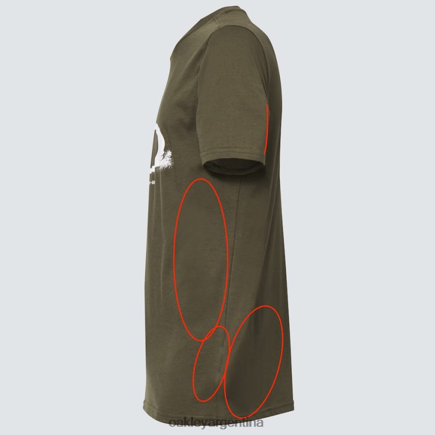 Oakley camiseta nebulosa elipse NBFV422353 ropa nuevo pincel oscuro