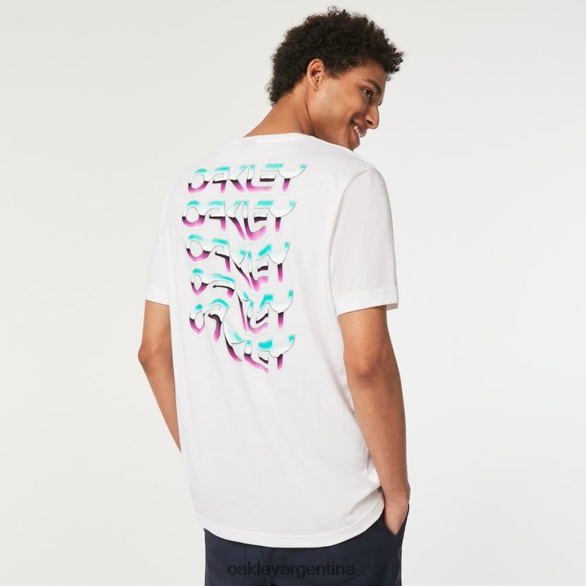 Oakley camiseta onda retorcida b1b rc NBFV422569 ropa blanco