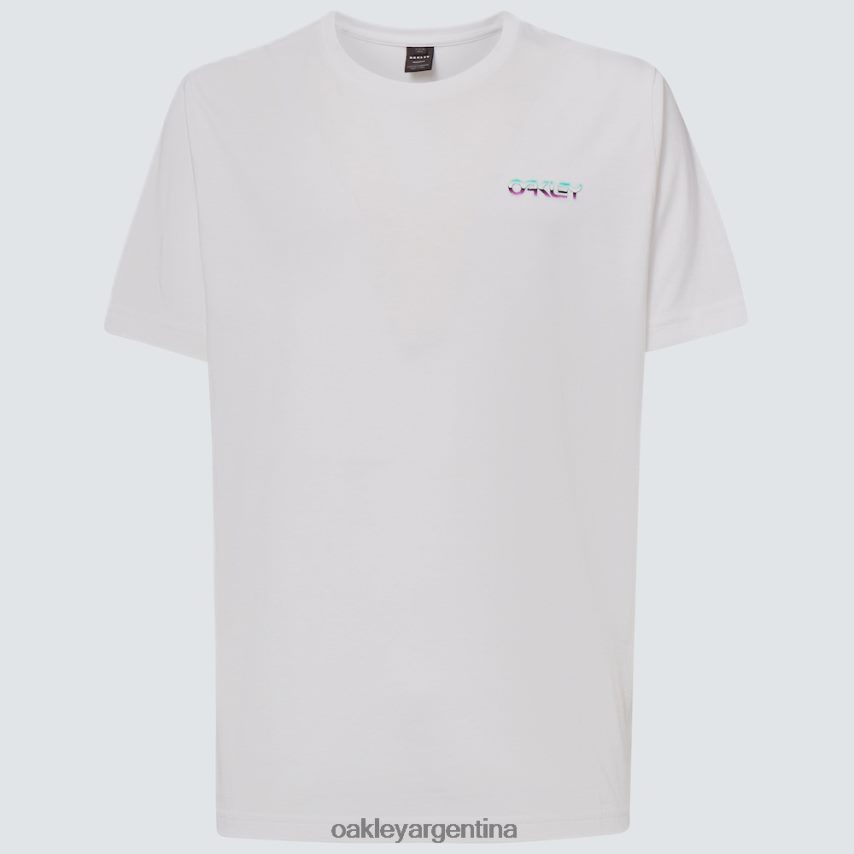 Oakley camiseta onda retorcida b1b rc NBFV422569 ropa blanco