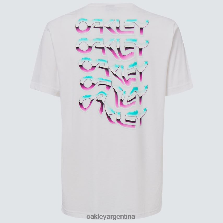 Oakley camiseta onda retorcida b1b rc NBFV422569 ropa blanco