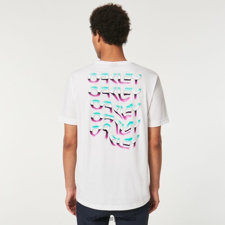 Oakley camiseta onda retorcida b1b rc NBFV422569 ropa blanco