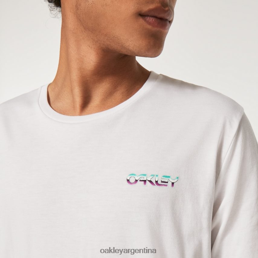 Oakley camiseta onda retorcida b1b rc NBFV422569 ropa blanco