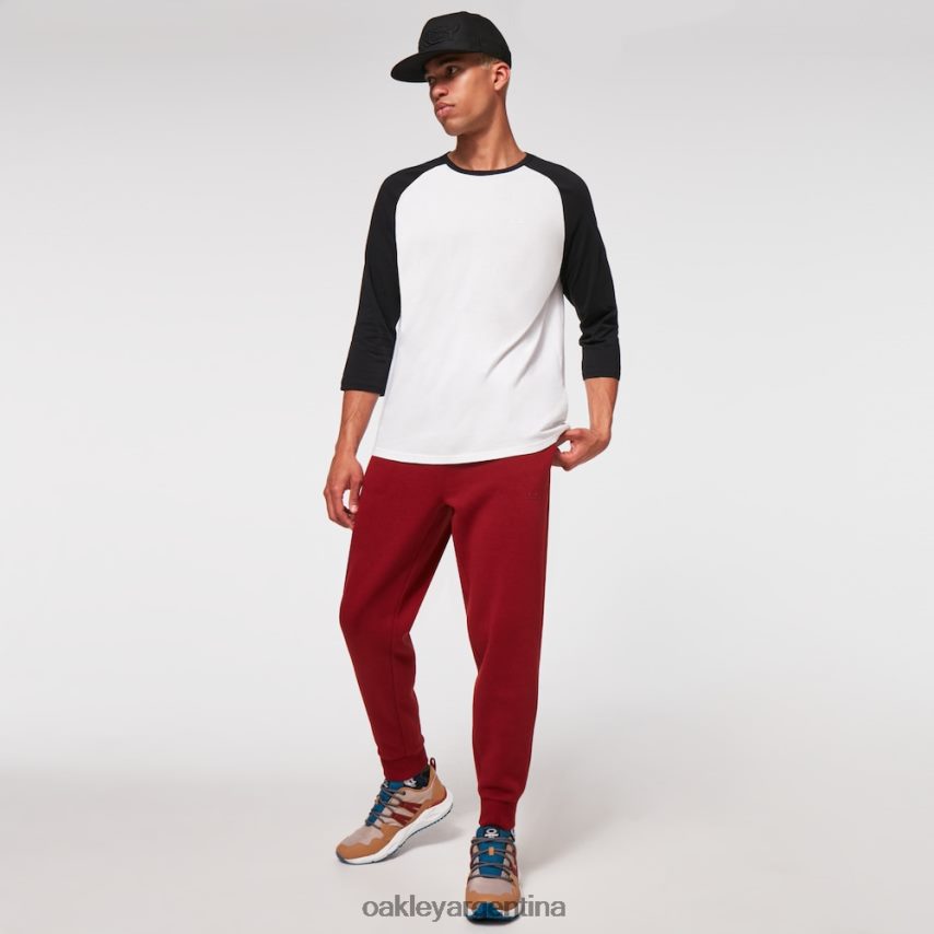 Oakley camiseta raglán relax 3/4 NBFV422469 ropa blanco roto/negro