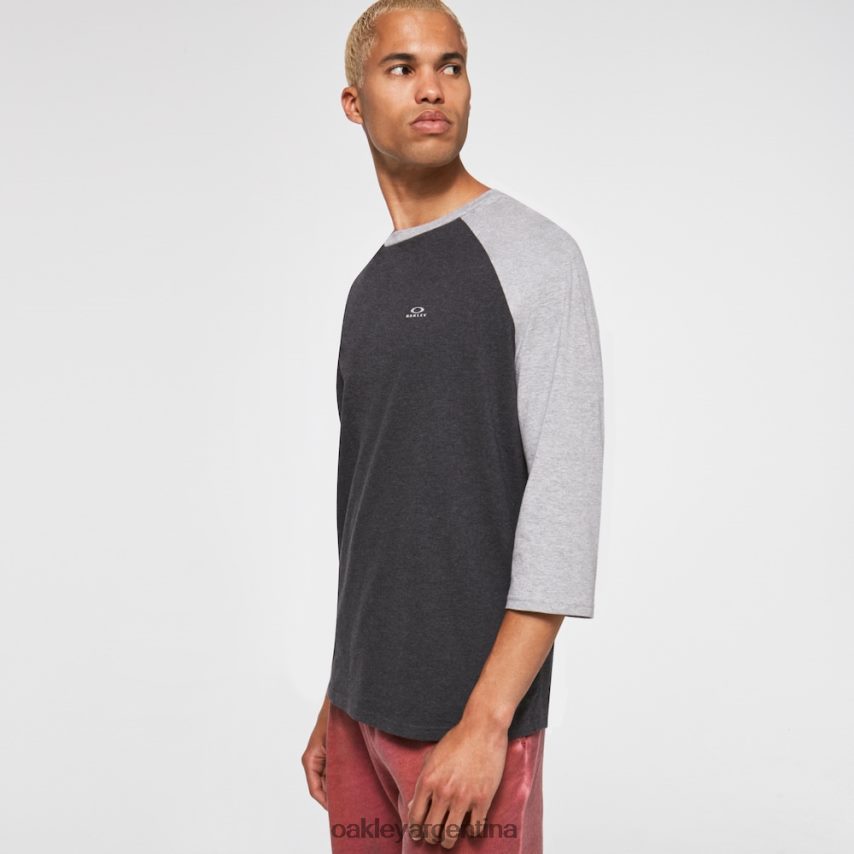 Oakley camiseta raglán relax 3/4 NBFV422470 ropa doble gris brezo