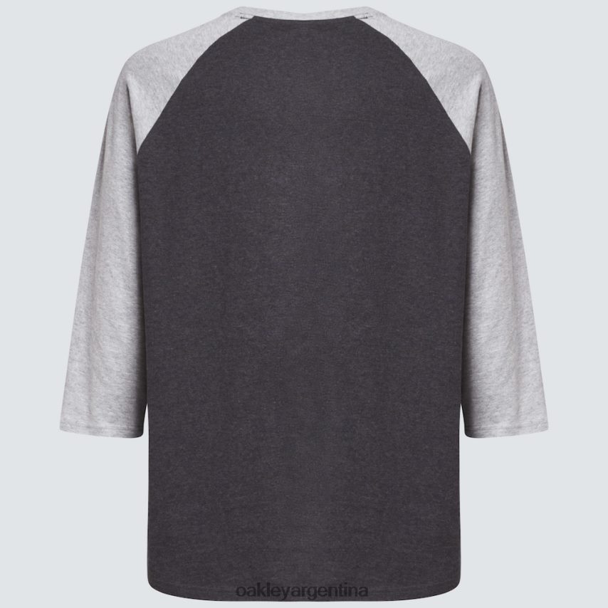 Oakley camiseta raglán relax 3/4 NBFV422470 ropa doble gris brezo