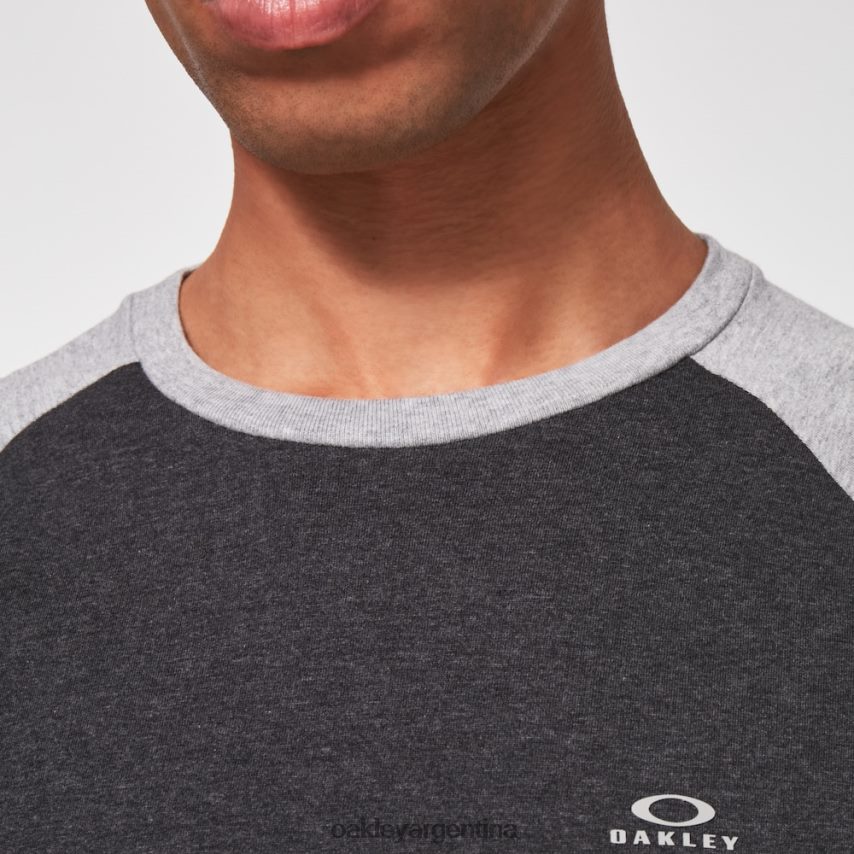 Oakley camiseta raglán relax 3/4 NBFV422470 ropa doble gris brezo
