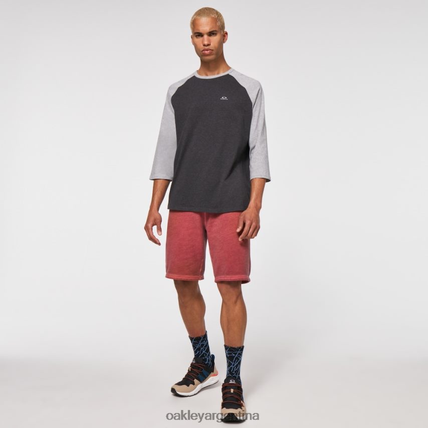 Oakley camiseta raglán relax 3/4 NBFV422470 ropa doble gris brezo