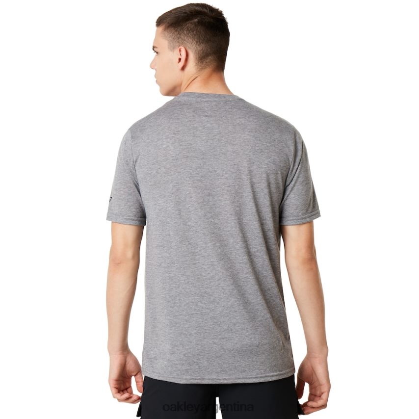 Oakley camiseta si core NBFV422390 ropa gris jaspeado atlético