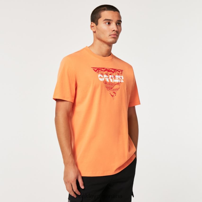 Oakley camiseta tiki NBFV422215 ropa naranja suave