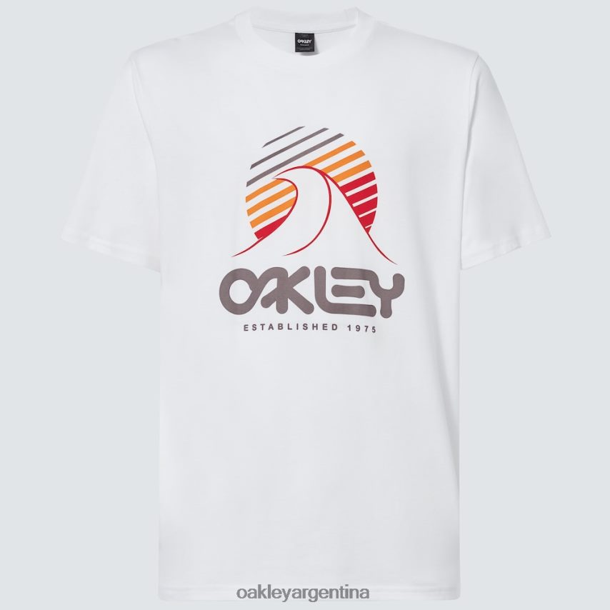 Oakley camiseta una ola b1b NBFV422140 ropa blanco