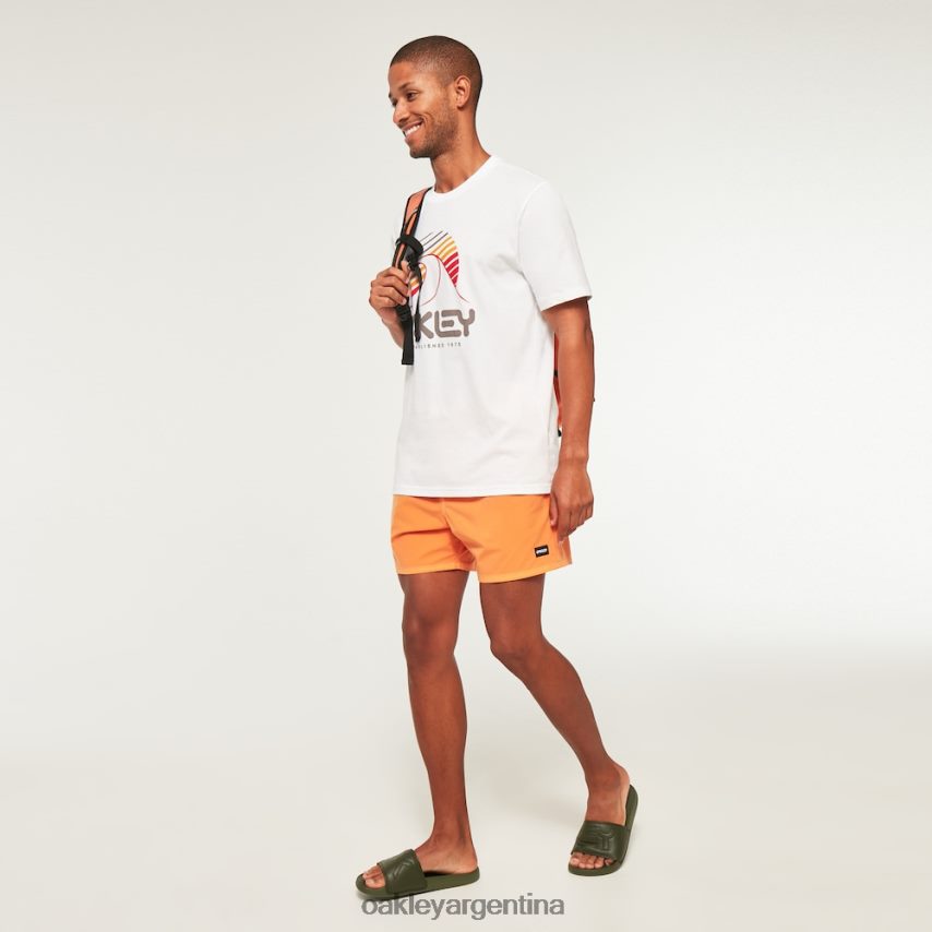 Oakley camiseta una ola b1b NBFV422140 ropa blanco