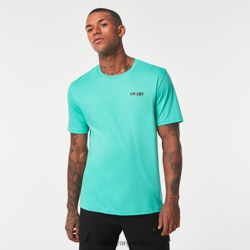 Oakley camiseta wynwood corteza rc NBFV422107 ropa Menta verde
