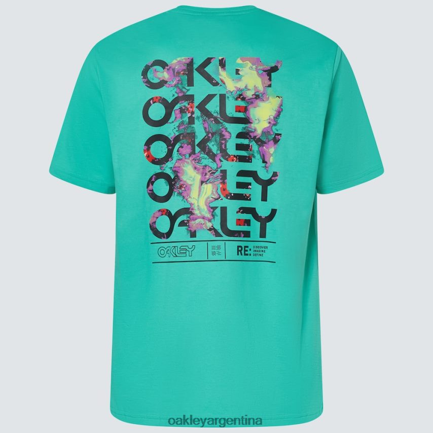 Oakley camiseta wynwood corteza rc NBFV422107 ropa Menta verde