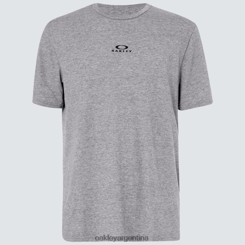 Oakley corteza nueva manga corta NBFV422112 ropa gris jaspeado atlético