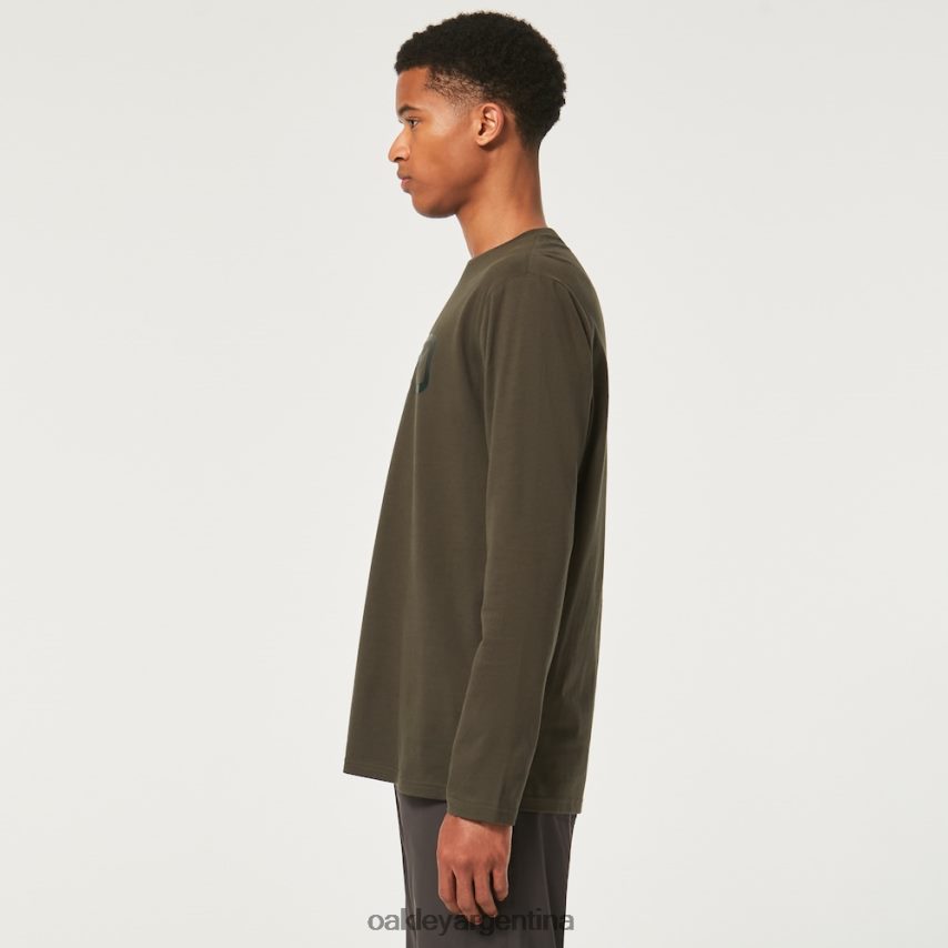Oakley encerrado en la camiseta b1b ls NBFV422373 ropa nuevo pincel oscuro