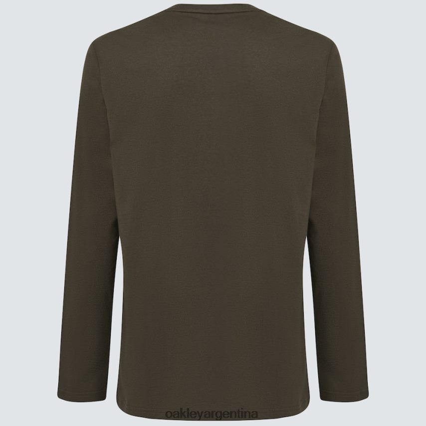 Oakley encerrado en la camiseta b1b ls NBFV422373 ropa nuevo pincel oscuro