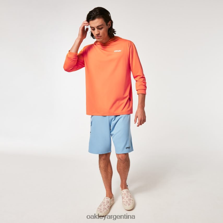 Oakley rushguard con capucha arcoiris rc NBFV422250 ropa naranja suave