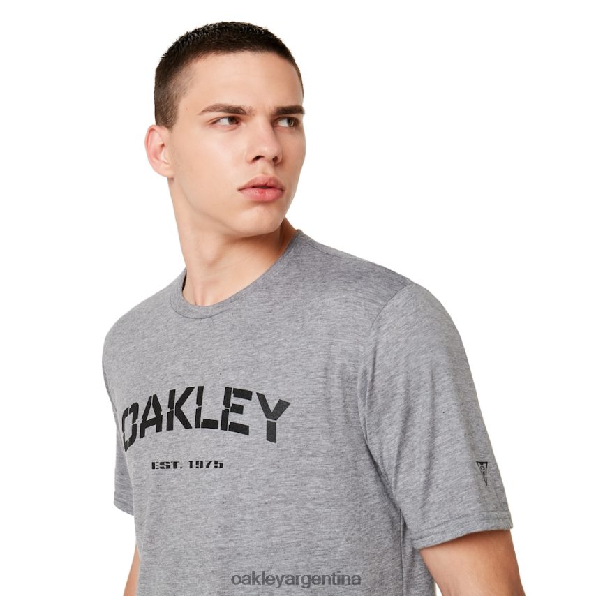 Oakley si camiseta indoc NBFV422394 ropa gris jaspeado atlético