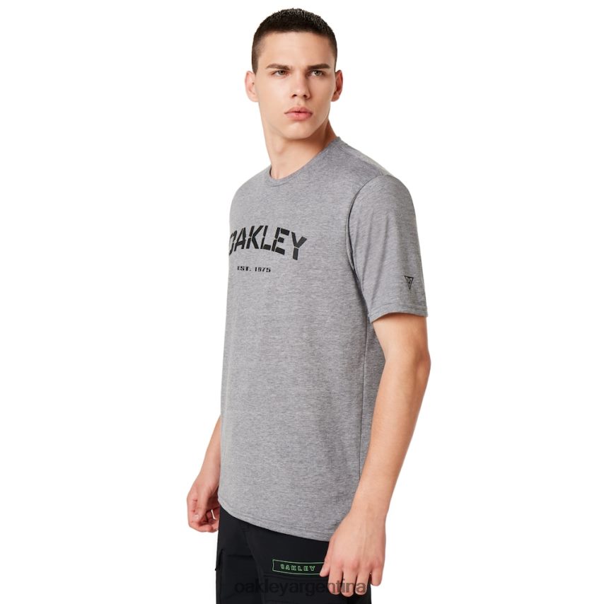 Oakley si camiseta indoc NBFV422394 ropa gris jaspeado atlético