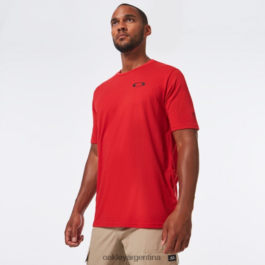 Oakley si valiente camiseta NBFV422485 ropa línea roja