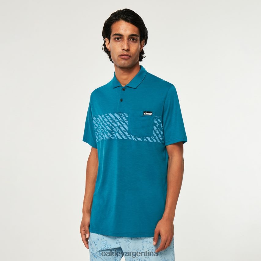 Oakley bolsillo con rayas color arena NBFV422602 ropa aurora azul