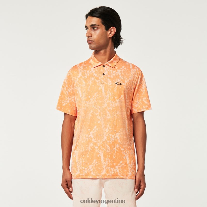 Oakley jaquard de mármol NBFV422173 ropa naranja suave