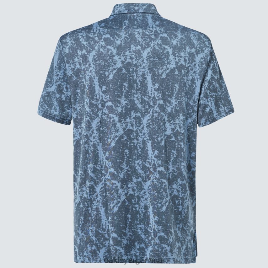 Oakley jaquard de mármol NBFV422174 ropa azul lavado a la piedra