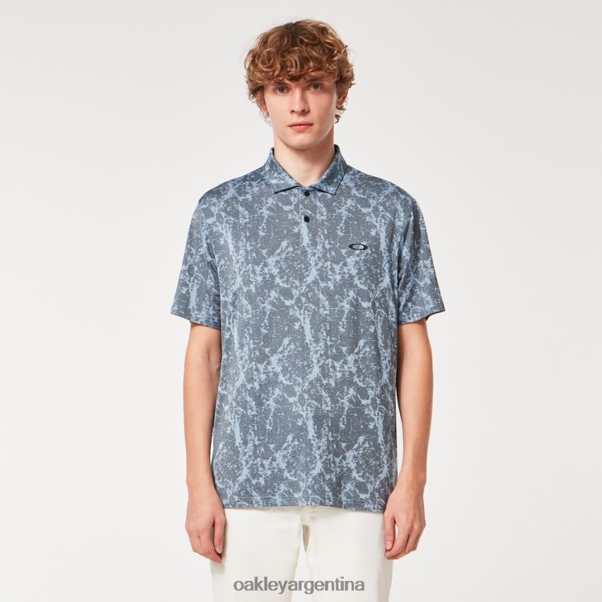 Oakley jaquard de mármol NBFV422174 ropa azul lavado a la piedra